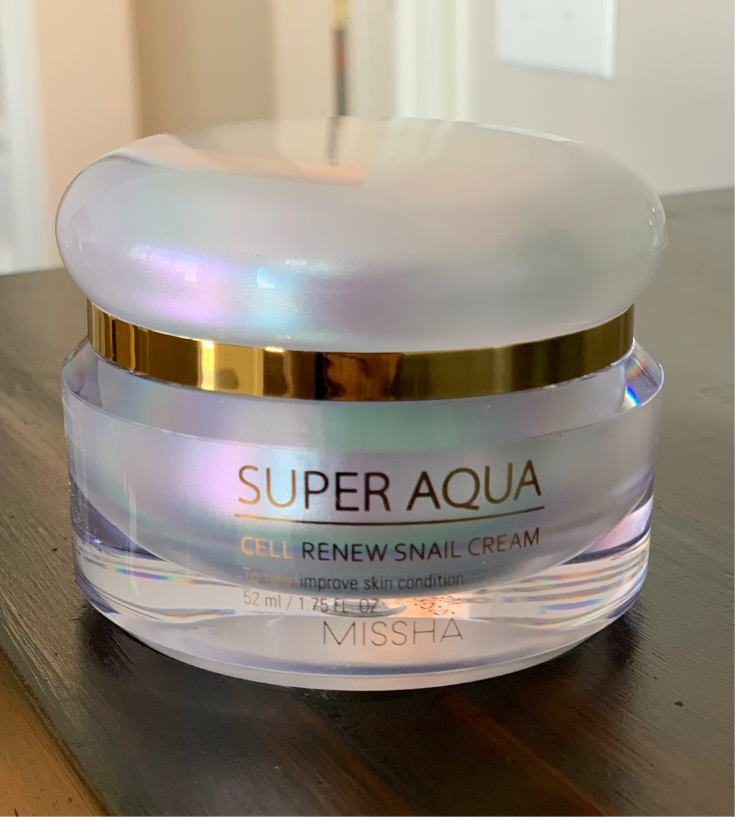 MISSHA “Super Aqua Snail Renewal Cream”