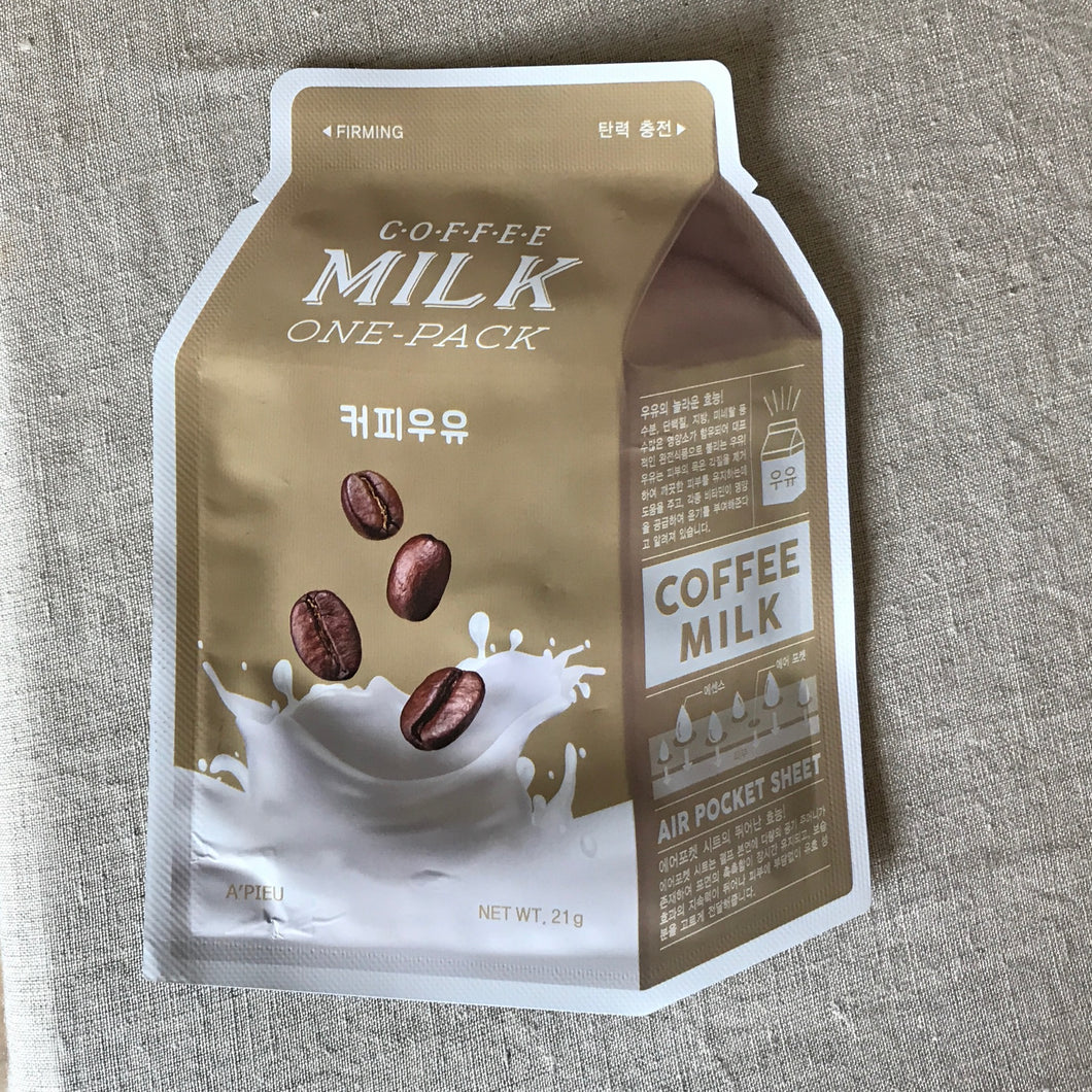 APIEU “Coffee Milk Sheet Mask”