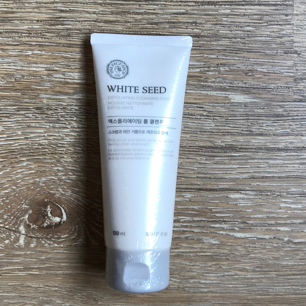 THE FACE SHOP “White Seed Exfoliating Foam Cleanser”