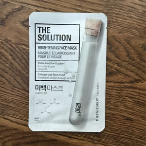 THE FACE SHOP “The Solution Brightening Mask”