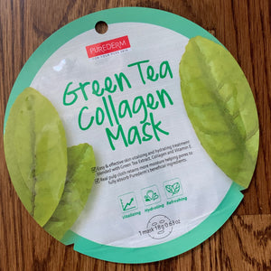 PUREDERM “Green Tea Collagen Mask”