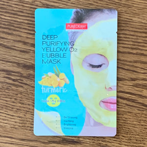 PURE DERM “Deep Purifying Bubble Mask Yellow”